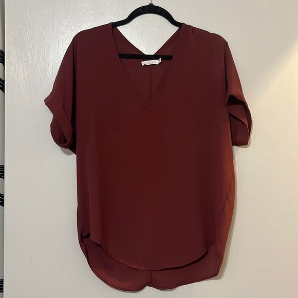 Lush Tops - Lush Burgundy Blouse size XS